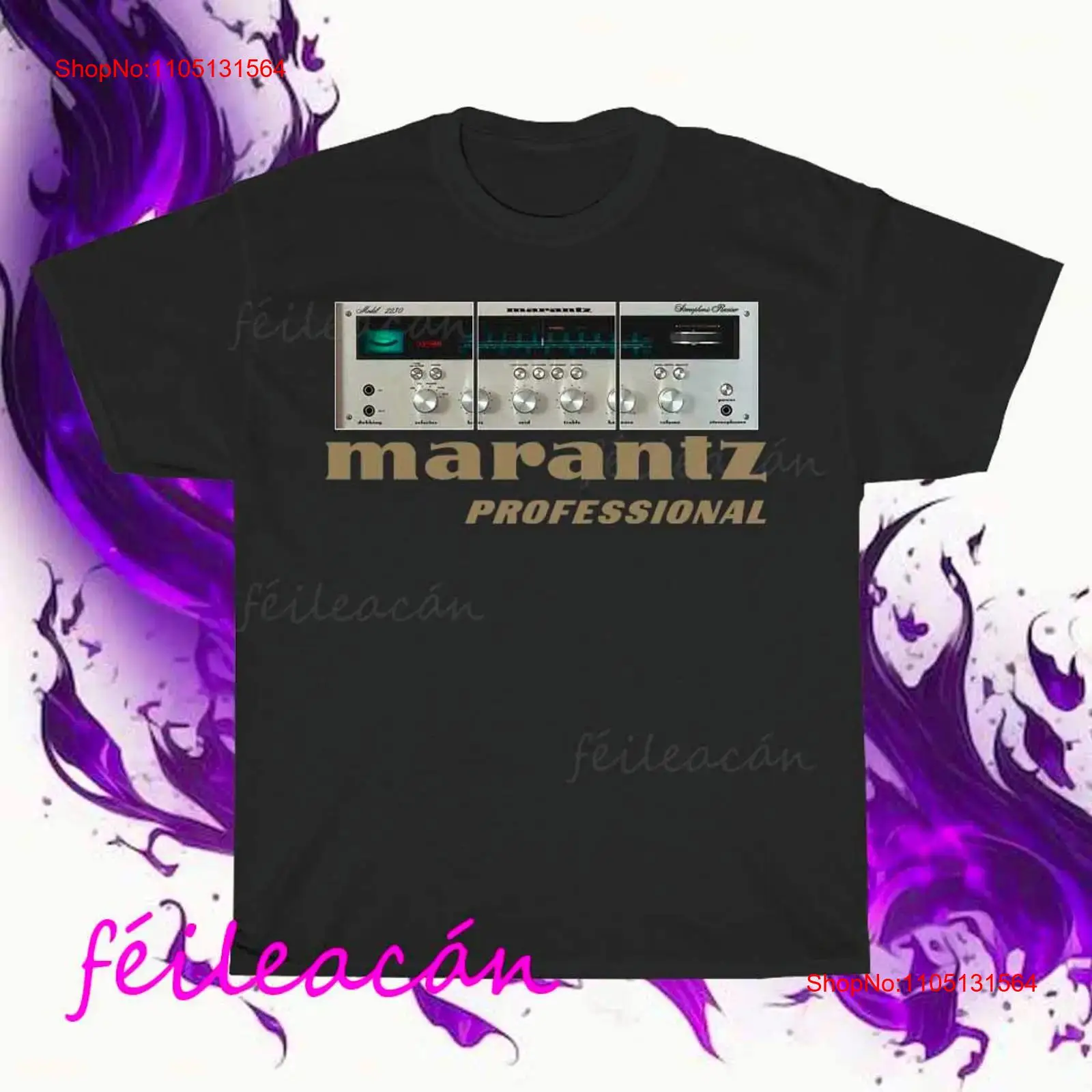 Streetwear Brand Vintage - Gloednieuw Marantz Versterker Logo Amerikaans T-shirt